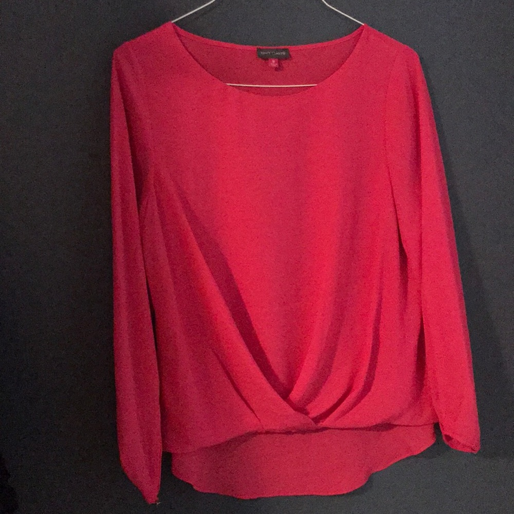 Vince Camuto pink blouse